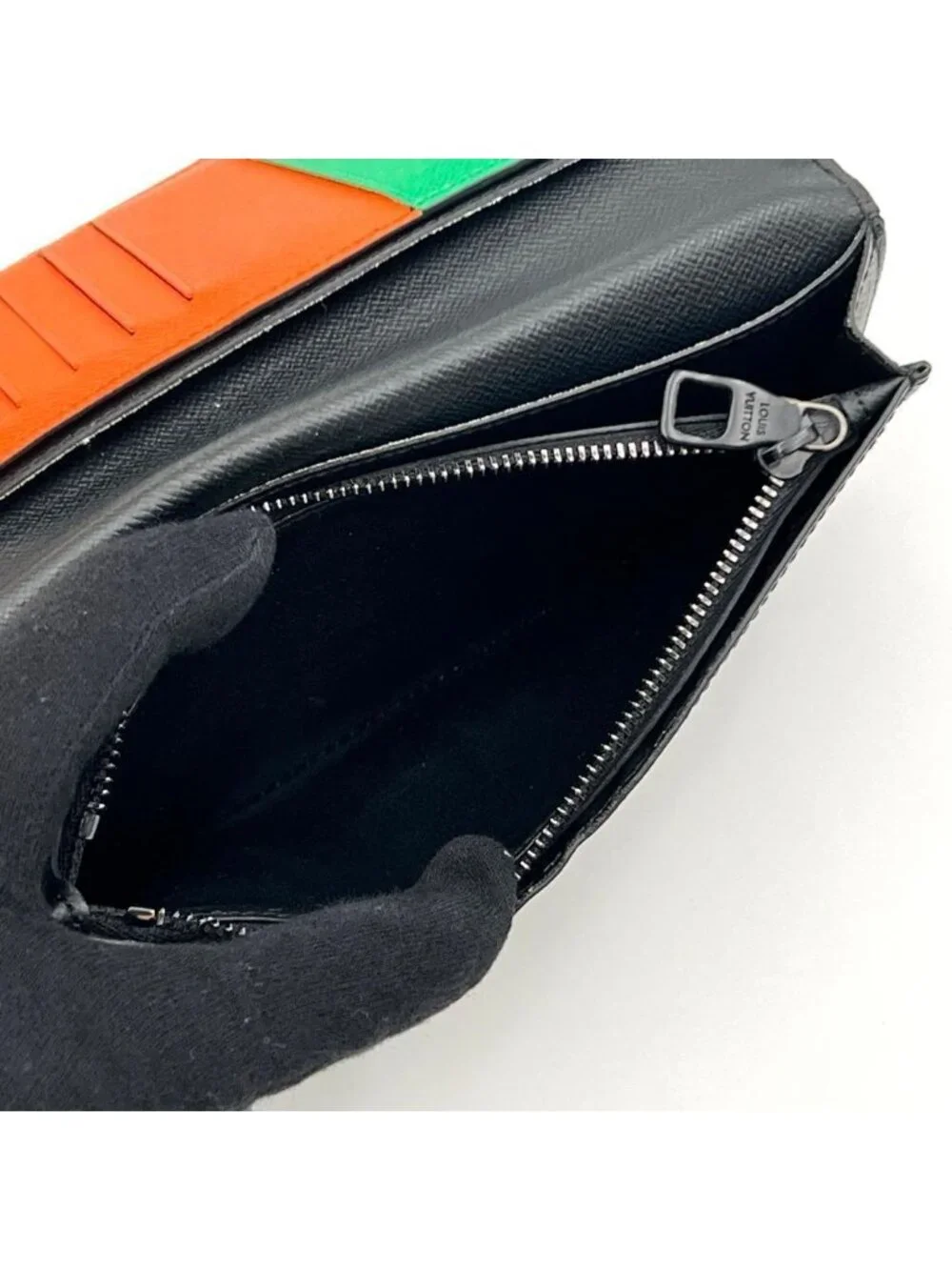 Louis Vuitton Monogram Lava Portefeuille Brazza NM Wallet